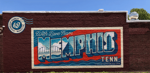 With Love from Memphis Mural
